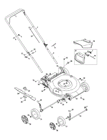 General Assembly parts for Mtd Push Walk-Behind Mower 11A-A0S5706 / 2014 from AppliancePartsPros.com