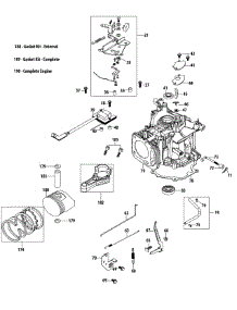 1P65bu Crankcase parts for Mtd Push Walk-Behind Mower 11A-A1JT706 / 2013 from AppliancePartsPros.com