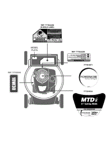 Label Map 11A-A1s5706 parts for Mtd Push Walk-Behind Mower 11A-A1S5706 / 2014 from AppliancePartsPros.com