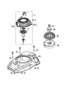 1X65cu Flywheel & Shroud parts for Mtd Chipper-Shredder & Vac 24A-02MP706 / 2013 from AppliancePartsPros.com
