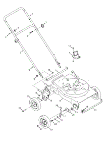Handle & Wheels parts for Mtd Chipper-Shredder & Vac 24A-02MP706 / 2013 from AppliancePartsPros.com