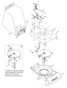 Impeller & Bag parts for Mtd Chipper-Shredder & Vac 24A-02MP706 / 2013 from AppliancePartsPros.com