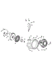 170-L0-11 Flywheel & Blower Housing parts for Mtd Log Splitter 24BG55M3006 / 2011 from AppliancePartsPros.com