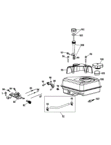 170-L0-11 Fuel Tank & Mounting parts for Mtd Log Splitter 24BG55M3006 / 2011 from AppliancePartsPros.com