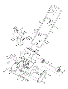Frame, Handle & Chute parts for Mtd Snow Thrower 31A-050-706 / 2013 from AppliancePartsPros.com
