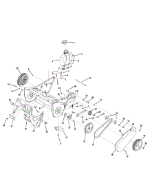 Drive & Auger Assembly parts for Mtd Snow Thrower 31A-2M1A706 / 2009 from AppliancePartsPros.com