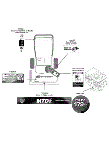 Label Map 31A-32Ad706 parts for Mtd Snow Thrower 31A-32AD706 / 2009 from AppliancePartsPros.com