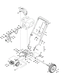 Handle, Frame & Drive System parts for Mtd Snow Thrower 31A-32AD706 / 2011 from AppliancePartsPros.com
