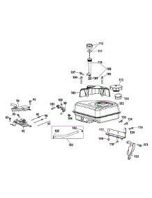 165-Suc Fuel Tank & Mounting parts for Mtd Snow Thrower 31A-32AD706 / 2014 from AppliancePartsPros.com