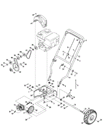 Handle, Frame & Drive System parts for Mtd Snow Thrower 31A-32AD706 / 2014 from AppliancePartsPros.com