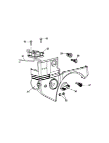 170-Su Engine Shroud parts for Mtd Snow Thrower 31A-63BD706 / 2015 from AppliancePartsPros.com