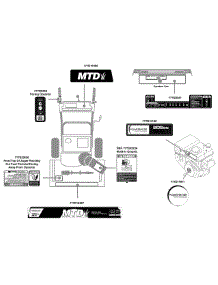 Label Map 31Am63ff706 parts for Mtd Snow Thrower 31AM63FF706 / 2011 from AppliancePartsPros.com