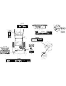 Label Map 31Am63ff706 parts for Mtd Snow Thrower 31AM63FF706 / 2012 from AppliancePartsPros.com