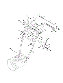 Handle Panel - E & F-Style parts for Mtd Snow Thrower 31AM63FF706 / 2013 from AppliancePartsPros.com