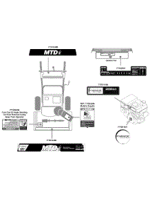 Label Map 31As63ee706 parts for Mtd Snow Thrower 31AS63EE706 / 2011 from AppliancePartsPros.com