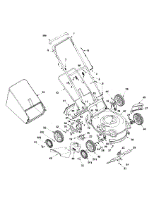 General Assembly (Steel Rear Door) parts for Mtd Gold Push Walk-Behind Mower 11A-435E300 / 2003 from AppliancePartsPros.com