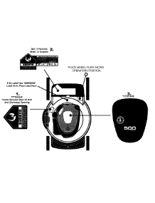 Label Map 544 parts for Mtd Gold Push Walk-Behind Mower 11A-544B004 / 2008 from AppliancePartsPros.com