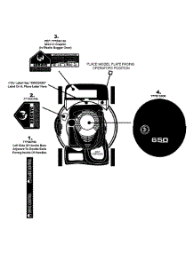 Label Map parts for Mtd Gold Self-Propelled Walk-Behind Mower 12A-469R004 / 2008 from AppliancePartsPros.com