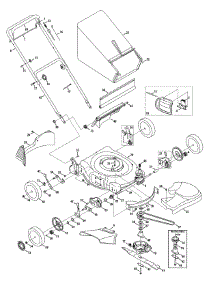 General Assembly parts for Mtd Gold Self-Propelled Walk-Behind Mower 12A-469R004 / 2009 from AppliancePartsPros.com