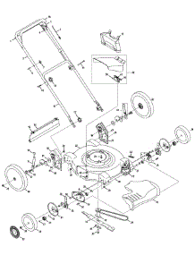 General Assembly parts for Mtd Gold Self-Propelled Walk-Behind Mower 12A-529S204 / 2008 from AppliancePartsPros.com