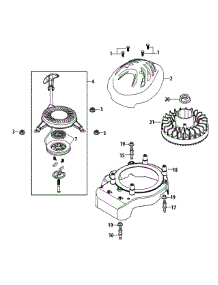 2P70m0d Flywheel & Shroud parts for Mtd Gold Self-Propelled Walk-Behind Mower 12AGB2JA004 / 2012 from AppliancePartsPros.com