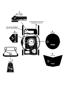 Label Map 569 parts for Mtd Gold Self-Propelled Walk-Behind Mower 12AV569S204 / 2008 from AppliancePartsPros.com