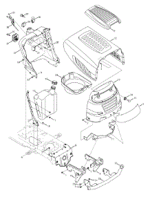 Hood, Dash, Grille & Bumper parts for Mtd Gold Lawn Tractor 13AA625P004 / 2008 from AppliancePartsPros.com