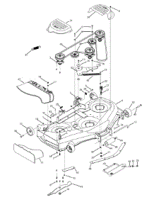 Mower Deck 50 parts for Mtd Gold Lawn Tractor 13AA625P004 / 2008 from AppliancePartsPros.com