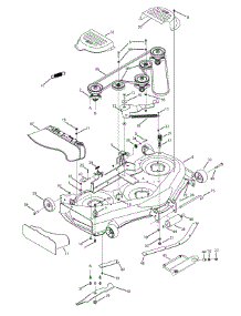 Mowing Deck 50 Inch parts for Mtd Gold Lawn Tractor 13AA625P004 / 2009 from AppliancePartsPros.com