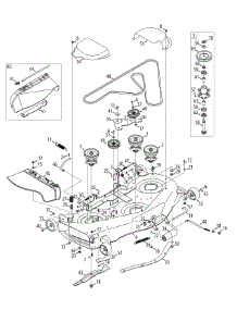 Mower Deck parts for Mtd Gold Lawn Tractor 13AA925P004 / 2010 from AppliancePartsPros.com