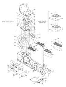Frame Components & Seat parts for Mtd Gold Lawn Tractor 13AD608G300 / 2003 from AppliancePartsPros.com