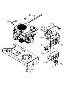 Engine Accessories Kohler parts for Mtd Gold Lawn Tractor 13AF698G300 / 2002 from AppliancePartsPros.com