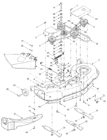 Deck Assembly "H" parts for Mtd Gold Lawn Tractor 13AG688H300 / 2004 from AppliancePartsPros.com
