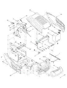Hood Style 8 parts for Mtd Gold Lawn Tractor 13AJ688G722 / 2004 from AppliancePartsPros.com