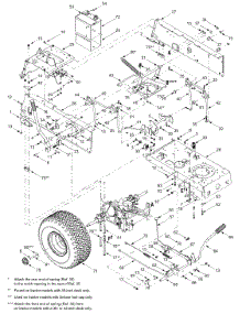 Frame, Controls parts for Mtd Gold Lawn Tractor 13AJ698G300 / 2004 from AppliancePartsPros.com
