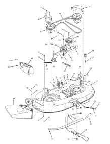 Deck 42 Inch parts for Mtd Gold Lawn Tractor 13AJ771G204 / 2008 from AppliancePartsPros.com