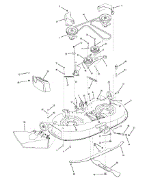 Deck 42 parts for Mtd Gold Lawn Tractor 13AJ795G004 / 2008 from AppliancePartsPros.com