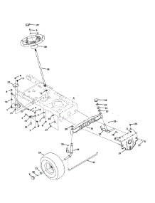 Steering parts for Mtd Gold Lawn Tractor 13AJ795G004 / 2009 from AppliancePartsPros.com
