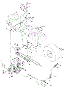 Transmission 918-04198 parts for Mtd Gold Lawn Tractor 13AJ795G004 / 2009 from AppliancePartsPros.com