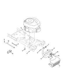 Engine Accessories B&S Model 28 parts for Mtd Gold Lawn Tractor 13AL771H004 / 2009 from AppliancePartsPros.com