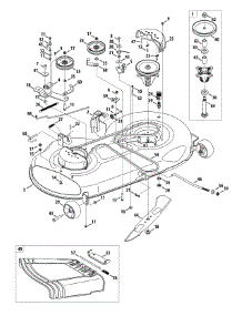 Mower Deck 46-Inch parts for Mtd Gold Lawn Tractor 13AL771T004 / 2010 from AppliancePartsPros.com
