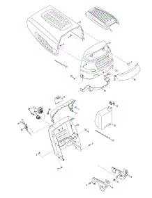 Hood & Control Assembly parts for Mtd Gold Lawn Tractor 13AL795H004 / 2008 from AppliancePartsPros.com
