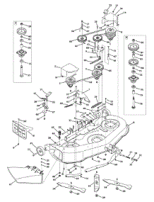 Mower Deck 46 Inch parts for Mtd Gold Lawn Tractor 13AL795H004 / 2009 from AppliancePartsPros.com