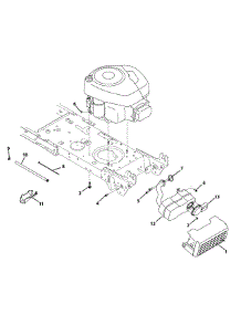 Engine Accessories parts for Mtd Gold Lawn Tractor 13AL795S004 / 2014 from AppliancePartsPros.com
