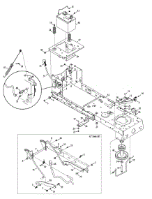 Frame & Pto Lift parts for Mtd Gold Lawn Tractor 13AL795S004 / 2014 from AppliancePartsPros.com
