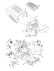 Hood & Dash parts for Mtd Gold Lawn Tractor 13AL795S004 / 2014 from AppliancePartsPros.com