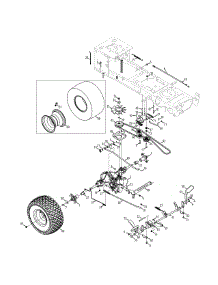 Drive & Rear Wheels parts for Mtd Gold Lawn Tractor 13AP925P004 / 2011 from AppliancePartsPros.com