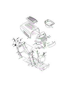 Hood & Dash parts for Mtd Gold Lawn Tractor 13AP925P004 / 2011 from AppliancePartsPros.com