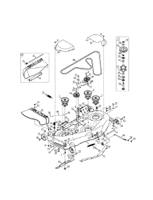 Mower Deck parts for Mtd Gold Lawn Tractor 13AP925P004 / 2011 from AppliancePartsPros.com