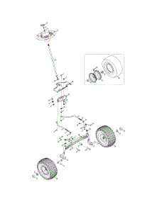 Steering & Axle parts for Mtd Gold Lawn Tractor 13AP925P004 / 2011 from AppliancePartsPros.com